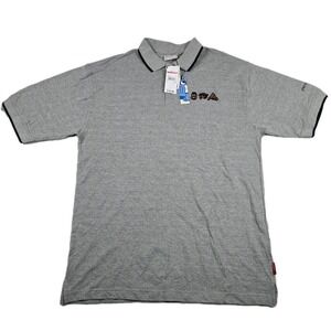 Fubu Platinum Fat Albert Vintage Gray Polo Men's Size Medium Y2K‎ New